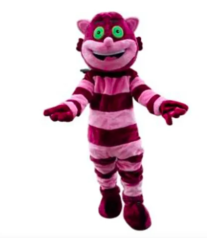 

New Adult Hot Sale Foam Halloween Pink Cat Cartoon Mascot Costume Plush Christmas Fancy Dress Halloween Mascot Costume