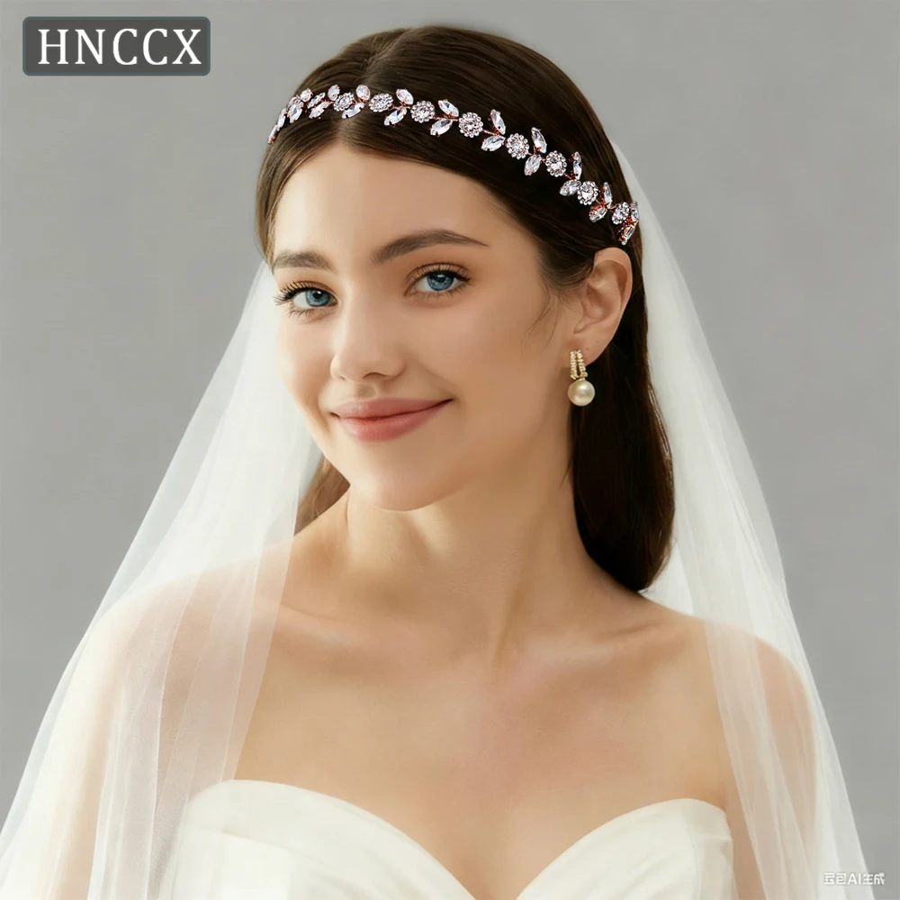 

YouLaPan Exquisite Bridal Wedding Headbands, Handmade Rhinestone Weaving Elegant Ladies' Banquet Dance Hair Accessories HP309