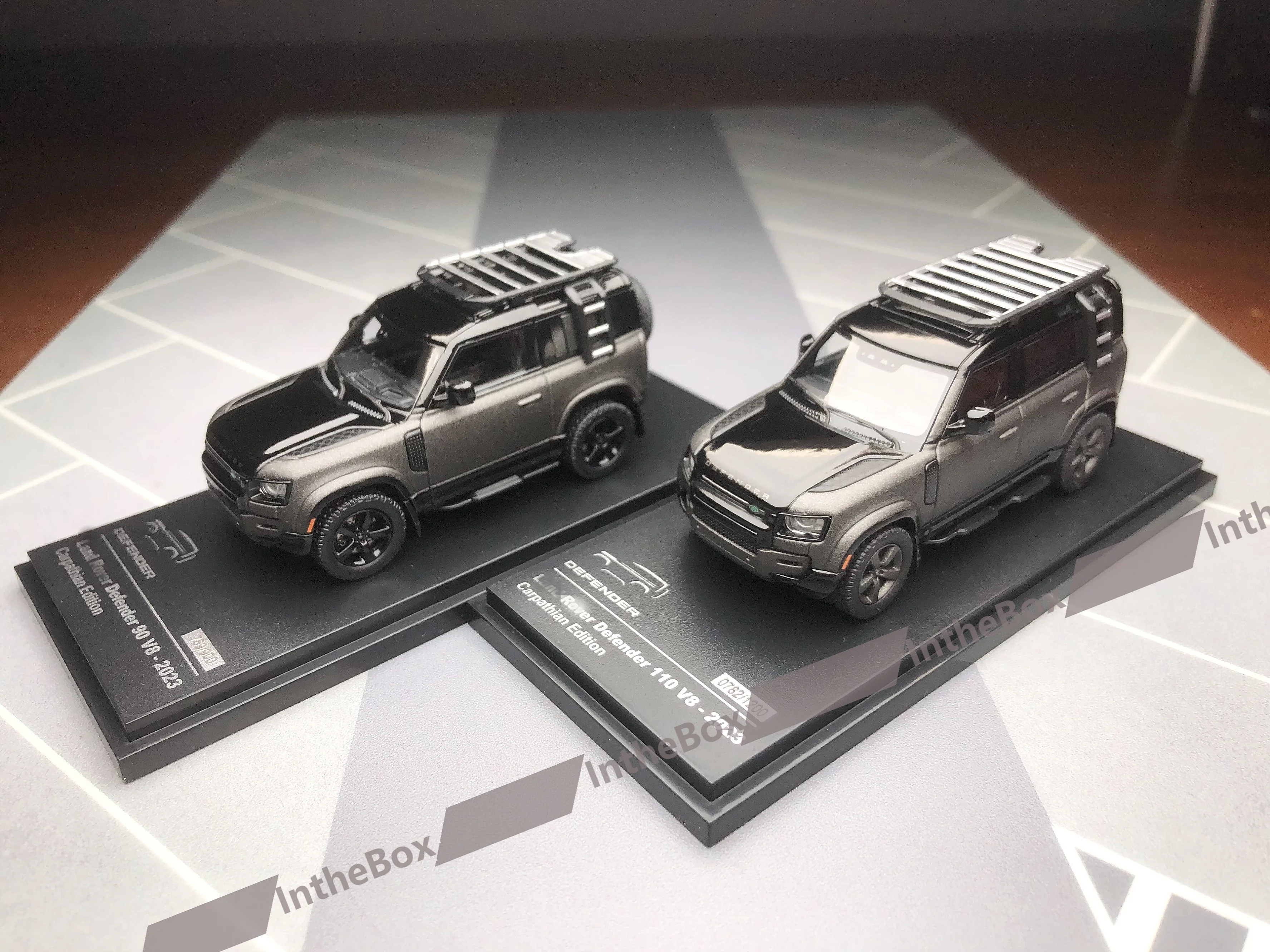 

ARBox 1:64 серый 2023 Defender 90 110 V8 SUV ORV спортивная модель отлитый под давлением металлический автомобиль коллекционные модели ограниченный выпуск хобби игрушки