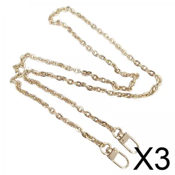 

3x Extender Fashion Charms Decoration Tote Women 80cm Gold80CM