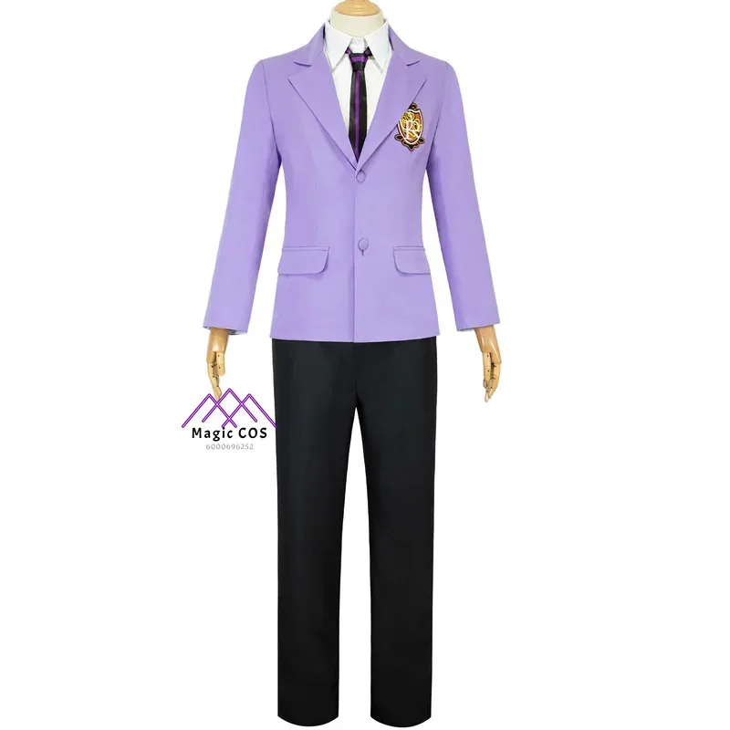 حار أنيمي فوجيوكا Haruhi تأثيري حلي عوران المدرسة الثانوية صور جاهزة الزي المدرسي حفلة الهالوين الأساسية للرجال والنساء