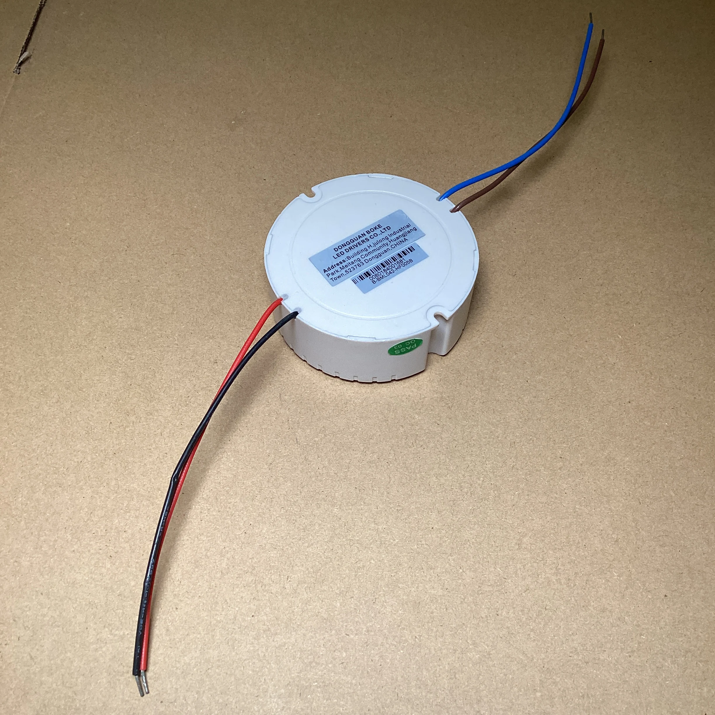 42W Round Constant Current LED Driver BML042 1000mA 850mA Circular Compact Lighting Transformer  for Use Inside of The Light