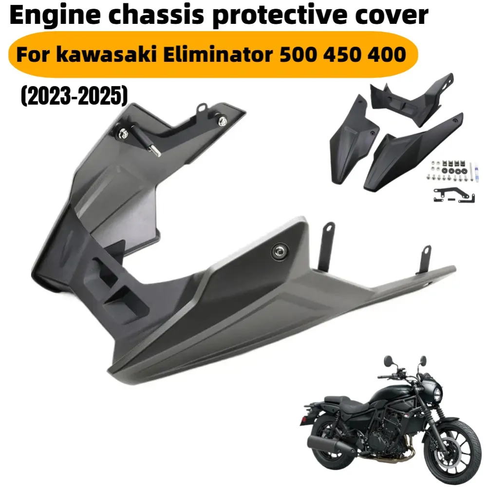 

For Kawasaki Eliminator SE 500 450 400 2023-2025 2024 Engine Lower Spoiler Body Fairing Protector Guard Chassis Shield Street