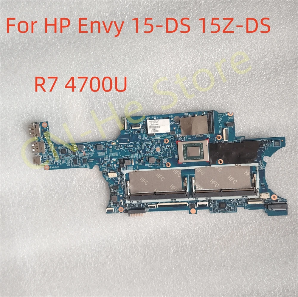 For HP Envy 15-DS 15Z-DS Laptop Motherboard With R7 4700U DDR4 448.0GB46.0011 19806-1 L86615-601  100% Works Perfectly