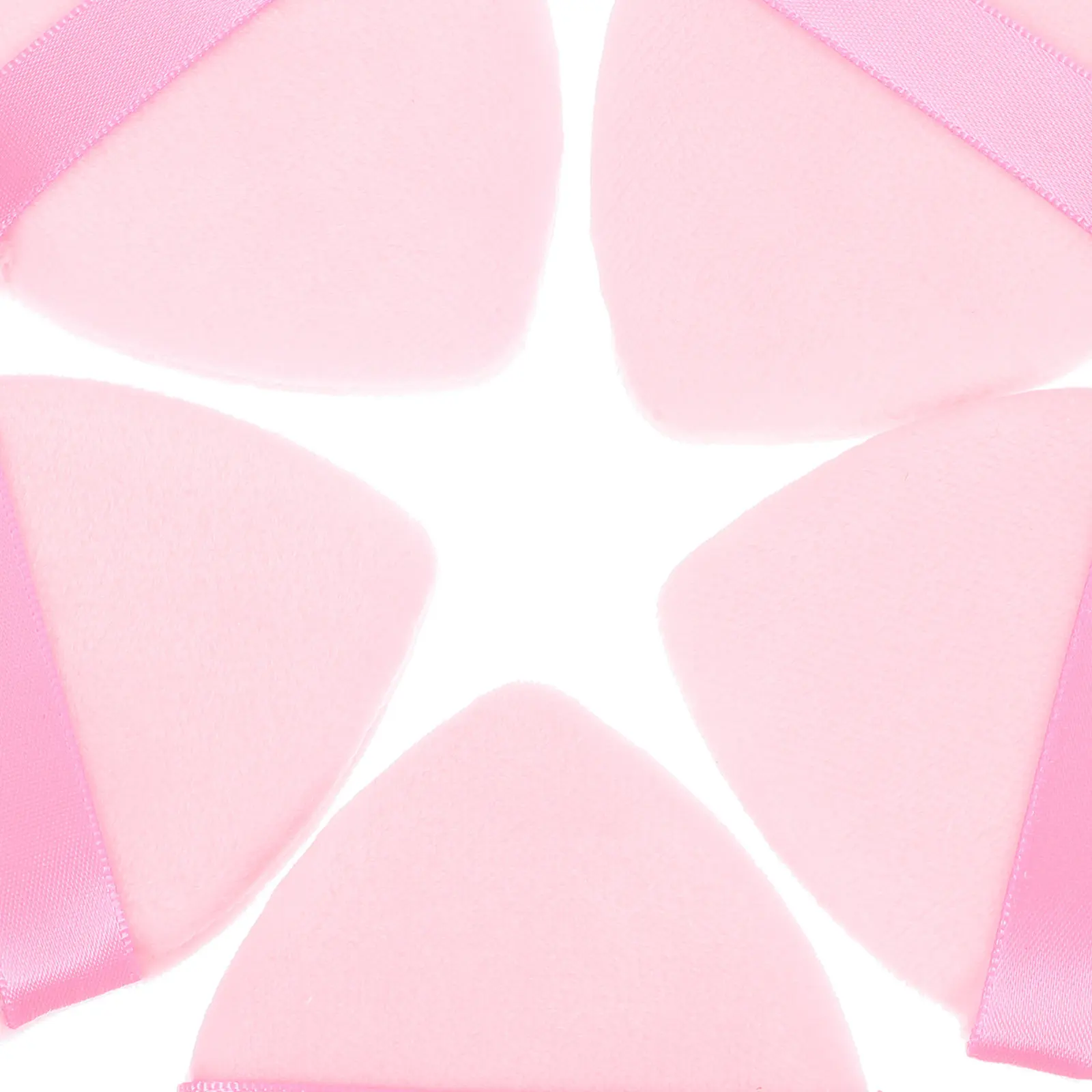 6 قطع من بودرة الوجه لتطبيق كريم الأساس، أدوات تجميل مناسبة للبشرة الحساسة