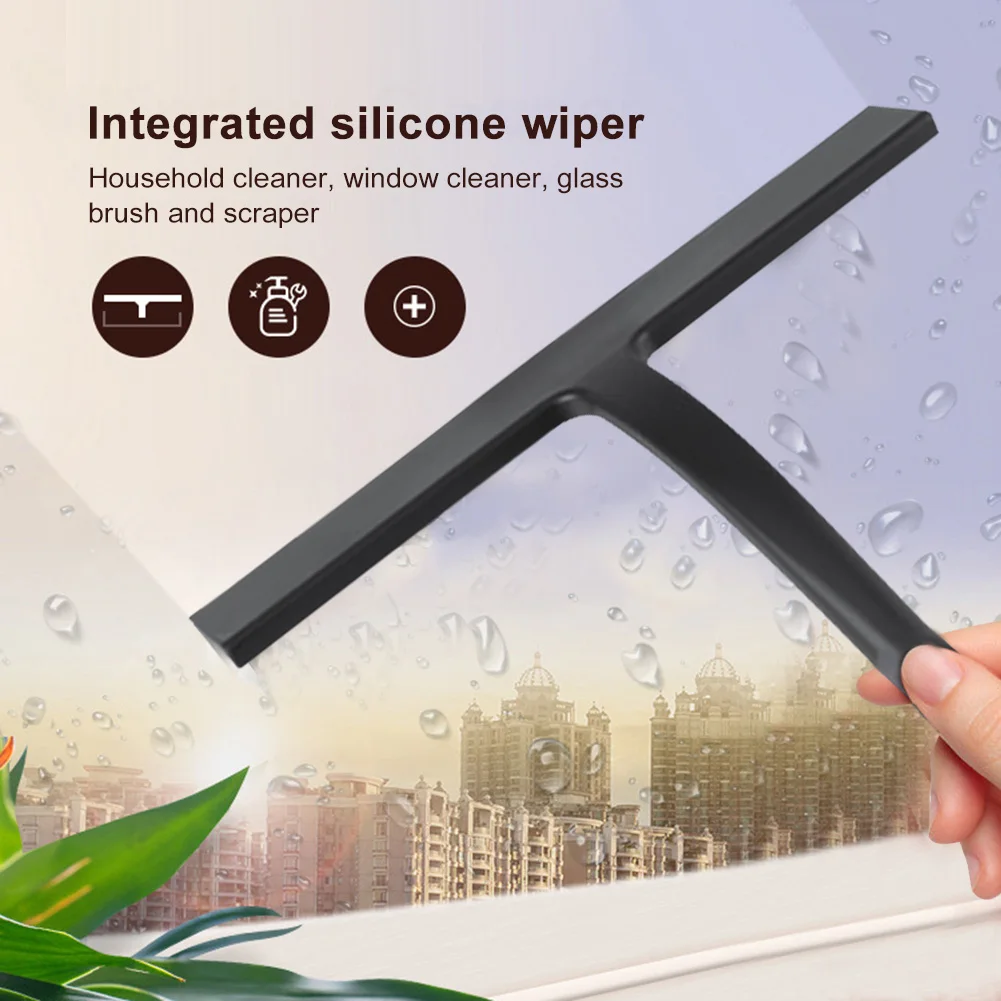 

Silicone Car Windshield Wiper Window Glass Squeegee Cleaning with Hook Mirror Shower Tile Wiper Scraper Accessories