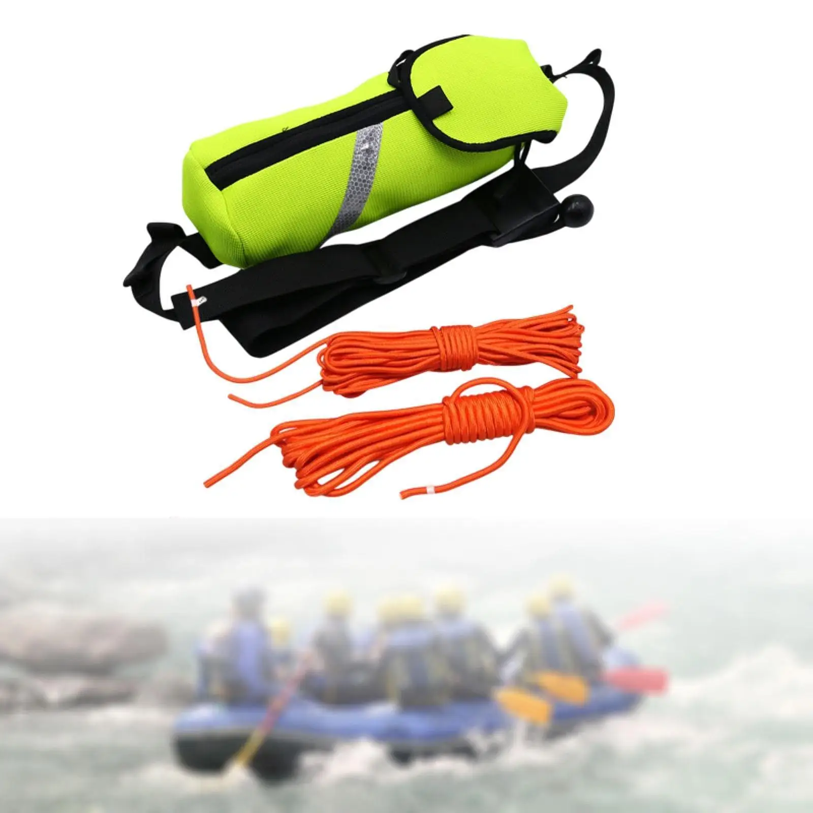 

Water Sports Throw Bag Emergency Sports Rope High Visibility Float Throw Line Cord for Fishing Boat Raft Outdoor Activities