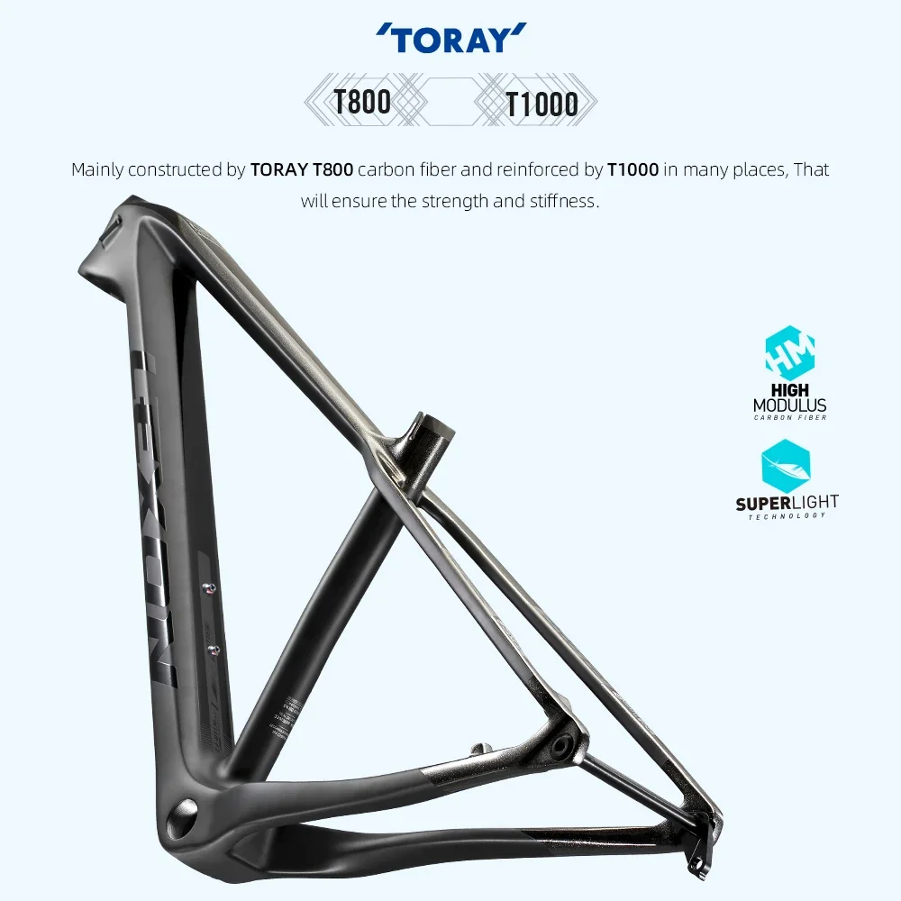 ليكسون كامل الكربون الجبلية الإطار 29er Bicicletas دراجة جبلية Hardtail T1000 29 142*12 أو 148*12 مللي متر دفعة الدراجات إطارات الدراجة #6