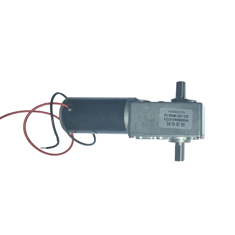 5840-31zy Single/Dual Axis Motor 12V24V 12~470RPM 70kg·cm High Torque High Power Worm Gear Motor Reduction CW/CCW Adjustable RPM