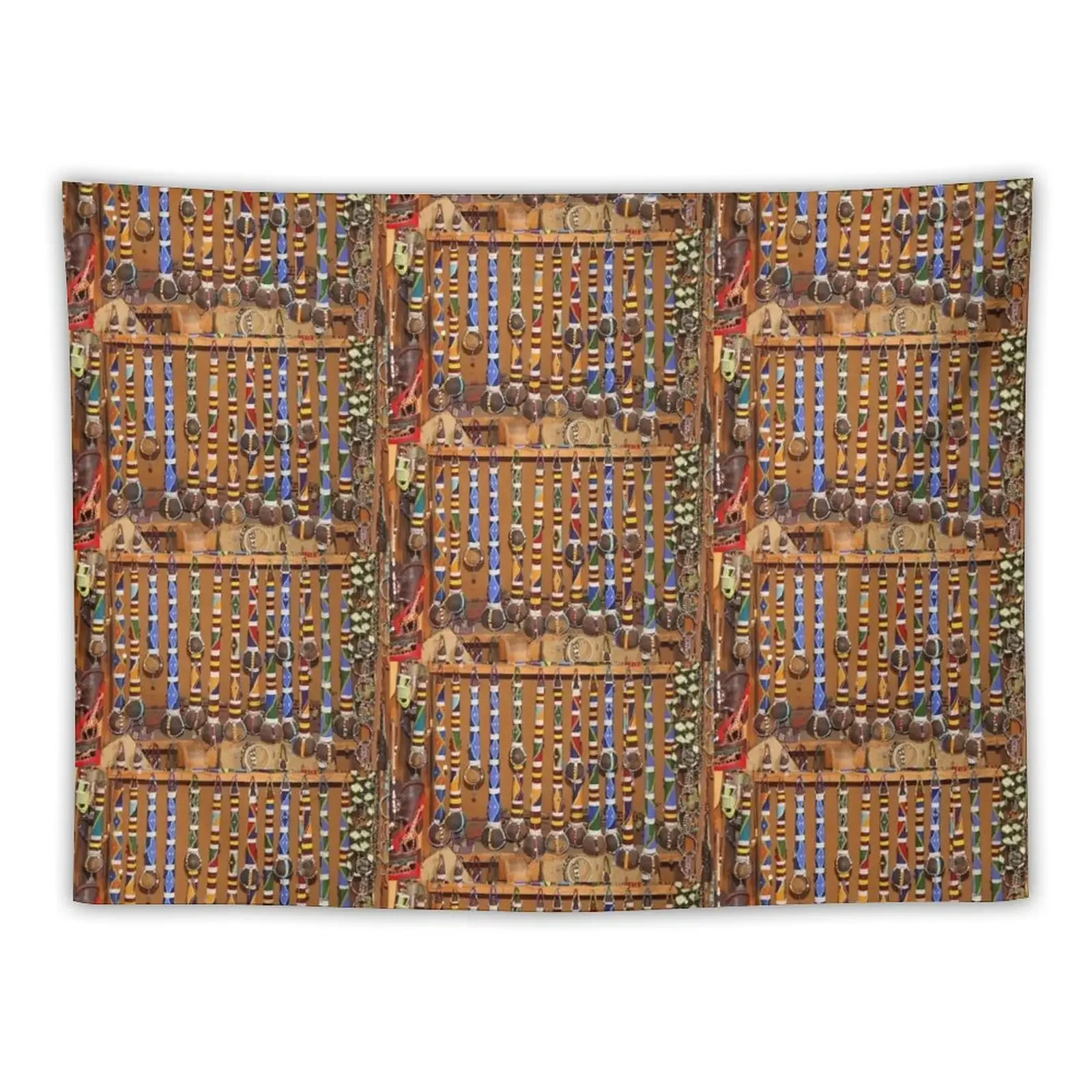 O-rinka. Club, Maasai (or Masai) Artefact, Tanzania Tapestry Wall Art Room Decorations Aesthetics Wall Hanging Tapestry