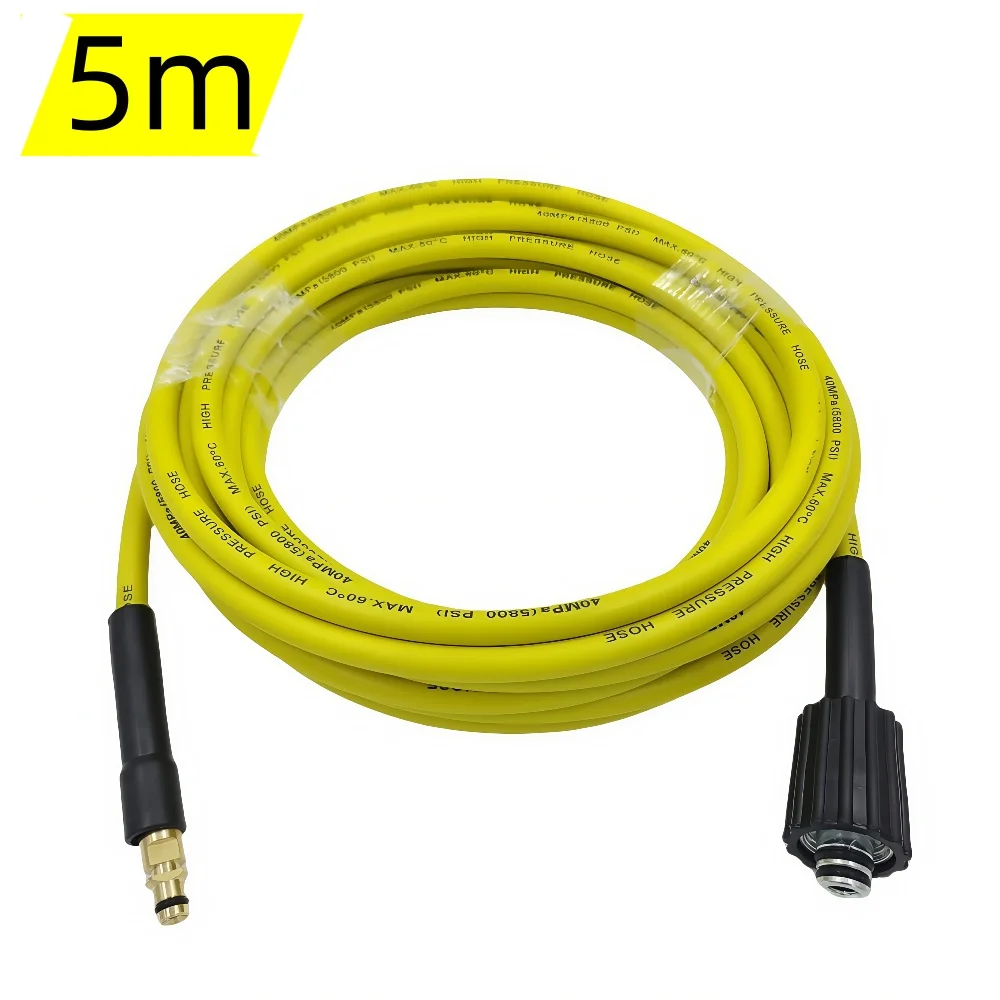 Hogedrukreiniger Slang 5800PSI Knikbestendige Slang Auto Wasmachine Water Reiniging Verlengslang Voor Karcher K2 K3 K4 K5 K6 K7 - afbeelding 1