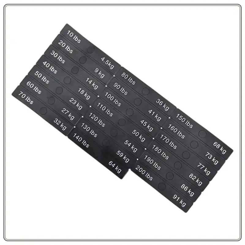 Этикетка для автоматического выключателя, самоклеящаяся этикетка для тренажерного зала, утяжеленный блок, наклейка для тренажеров, наклейки для весового стека-ABDQ