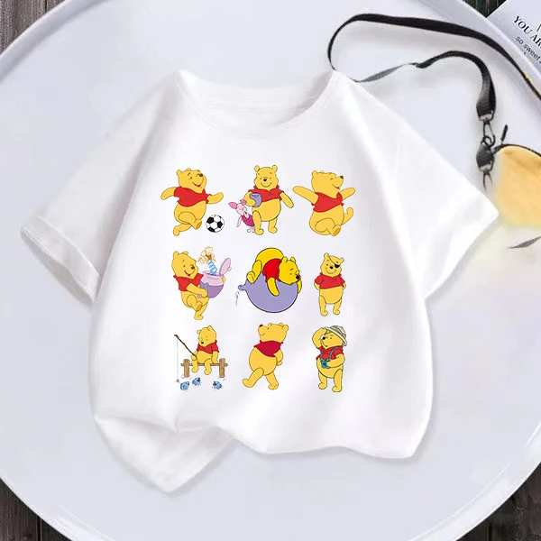 

Disney Winnie the Pooh summer Children's Fashion T-shirt