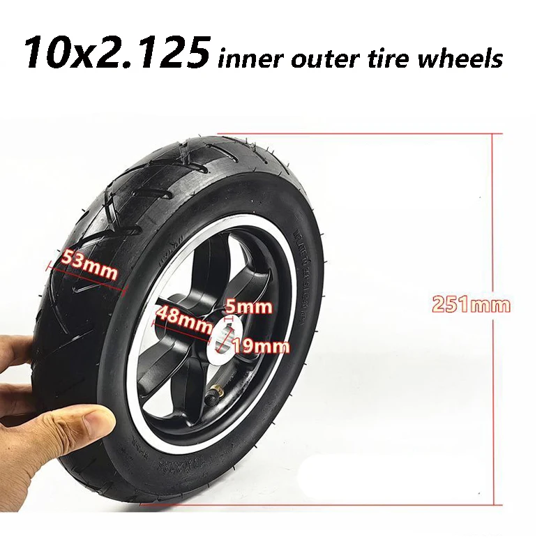 10 Inch 10x2.125 10x2.50 Is Suitable for Electric Vehicles, Wheelchair Scooters, and All Rear Wheels