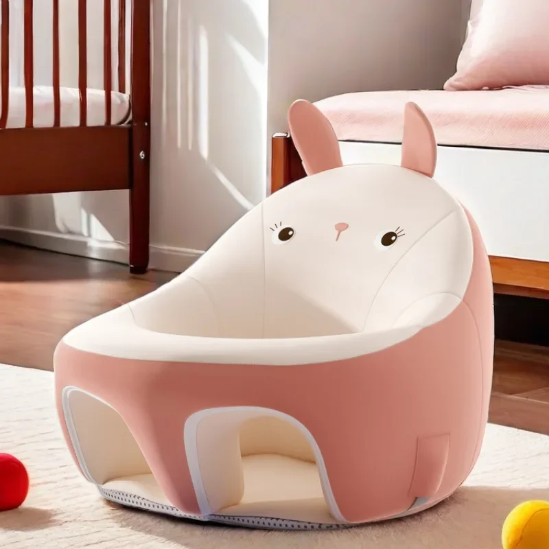 أريكة صيفية للأطفال قابلة للتنفس، مقعد تعلم الرضع، وسادة سفلية منخفضة مضادة للانقلاب