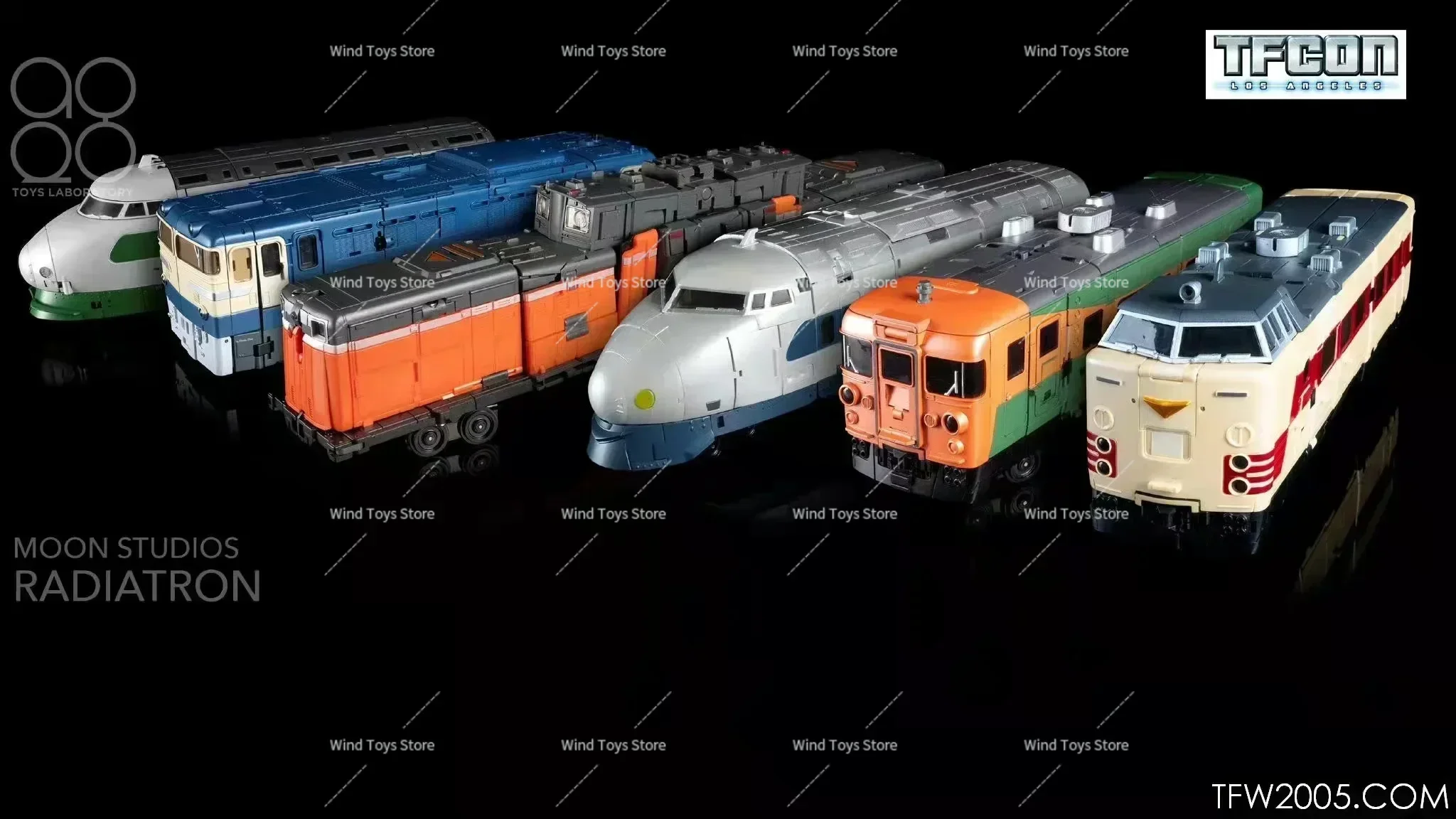 変換 Trainbots ムーンスタジオ雷電列車コンビネーション MS06 MS05 MS04 ムーンシャインアクションフィギュア玩具ギフトコレクション趣味