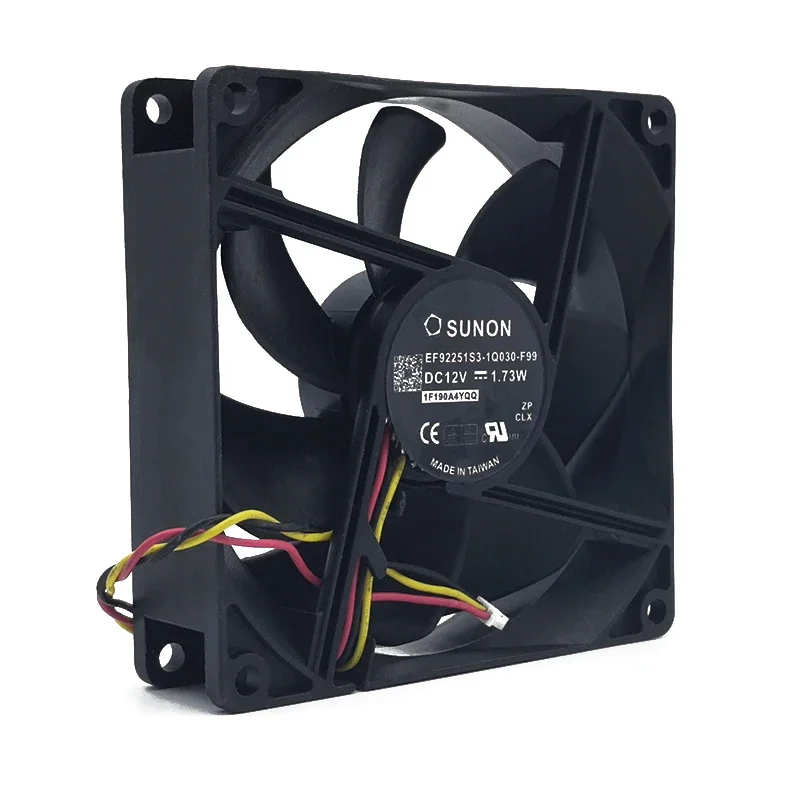 90*90*25MM Jianzhun EF92251S3-1Q030-F99 12V 1.73W 9025 silent inverter chassis cooling fan