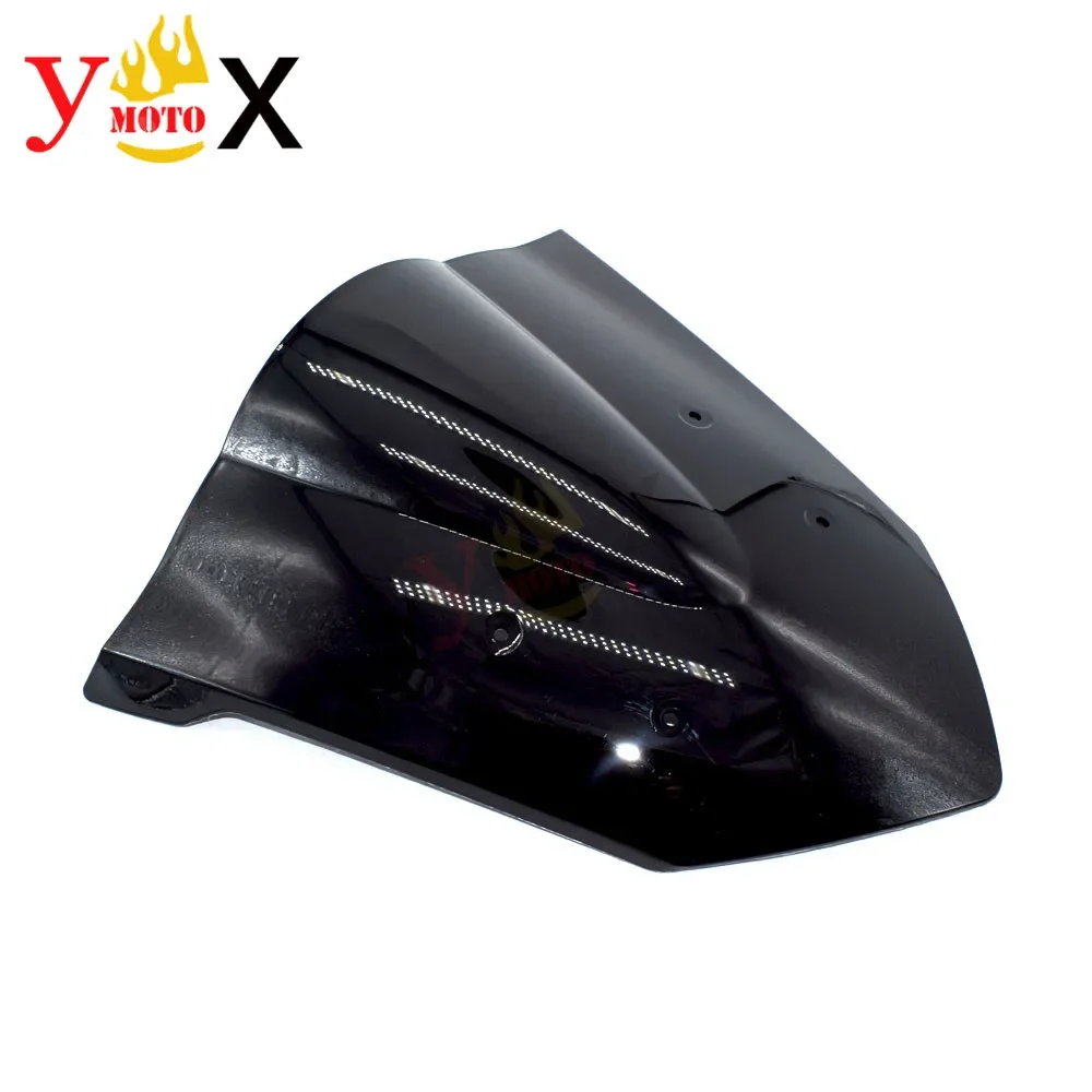 CBR650 F 14-17 الزجاج الأمامي للدراجات النارية الزجاج الأمامي منحرف زجاج الرياح أسود/واضح لهوندا CBR650F CBR 650F 2014-2017 2015