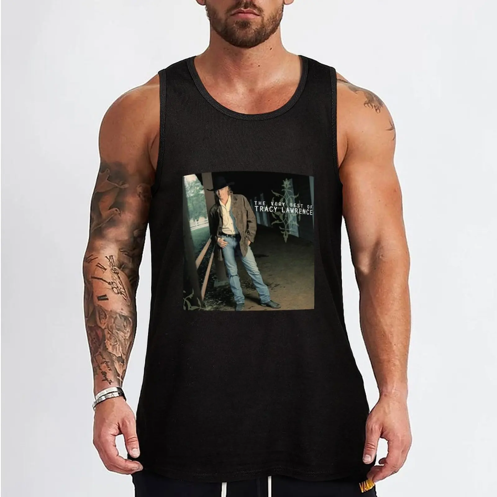 The Very Best Of Tracy Lawrence Tank Top summer clothes man 2025 quick-drying t-shirt best selling products