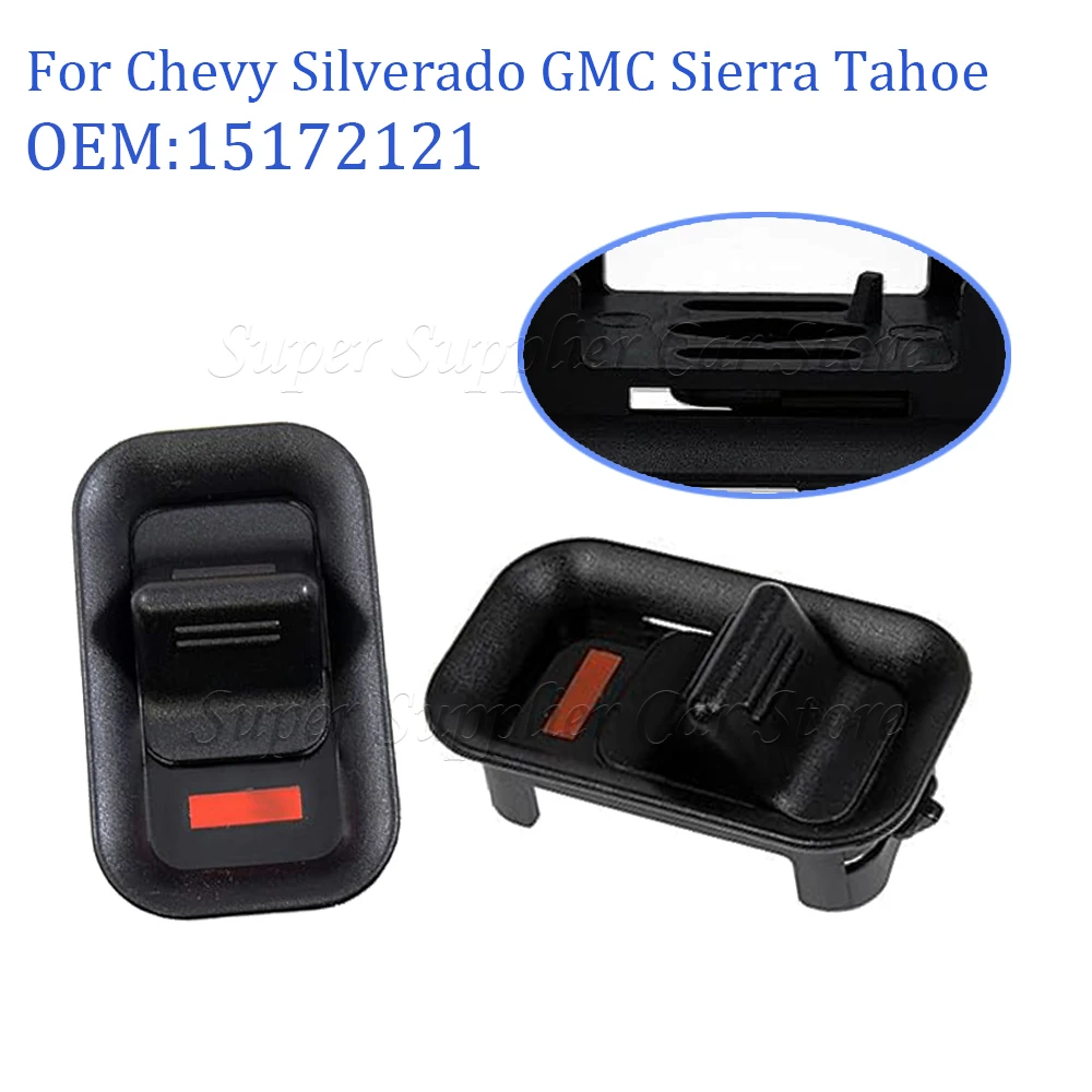 لشيفي سيلفرادو جي إم سي سييرا تاهو 15172121   استبدال اكسسوارات السيارات 1 قطعة/2 قطعة زر مقبض رافعة قفل الباب
