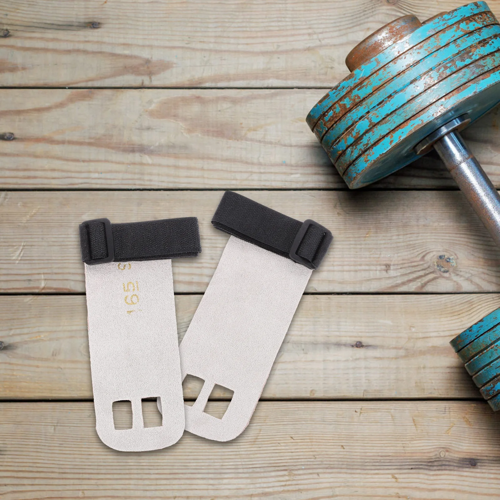 

1 Pair Fitness Gymnastics Grips Wear Resistant Wristbands Palm Protector For Girls Weightlifting Bar Training Non-Slip Lifting