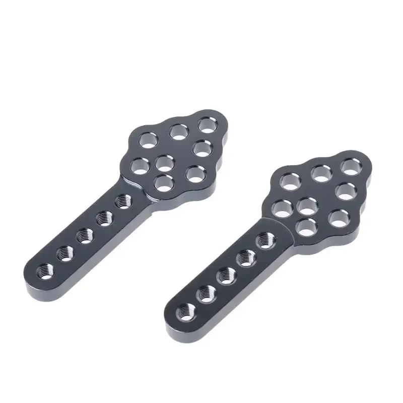 2PCS Metal Shock Absorber Mount Adjust Height Angle Stand for RC Crawler Car Axial SCX10 90046 D90 D110