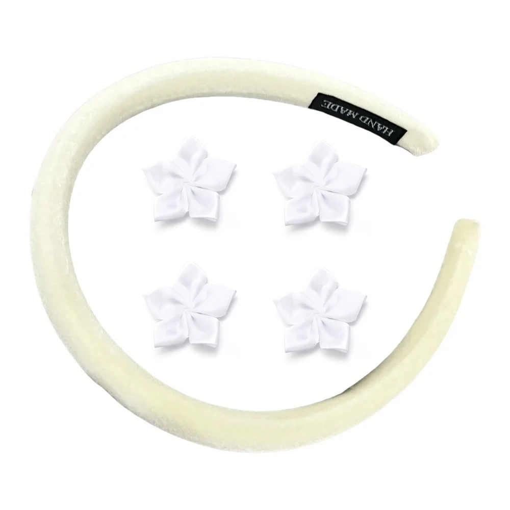 Anime Cospaly Izumi Kyouka Cospaly Women Girl Headband White Little Flower Headwear Gift