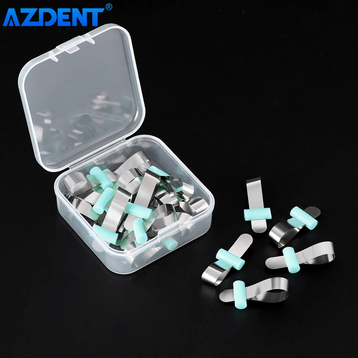 Bandas de matrices de Metal Dental sin retenedor Automatrix AZDENT con casillero que forma la hoja seccional de ortodoncia contorneada