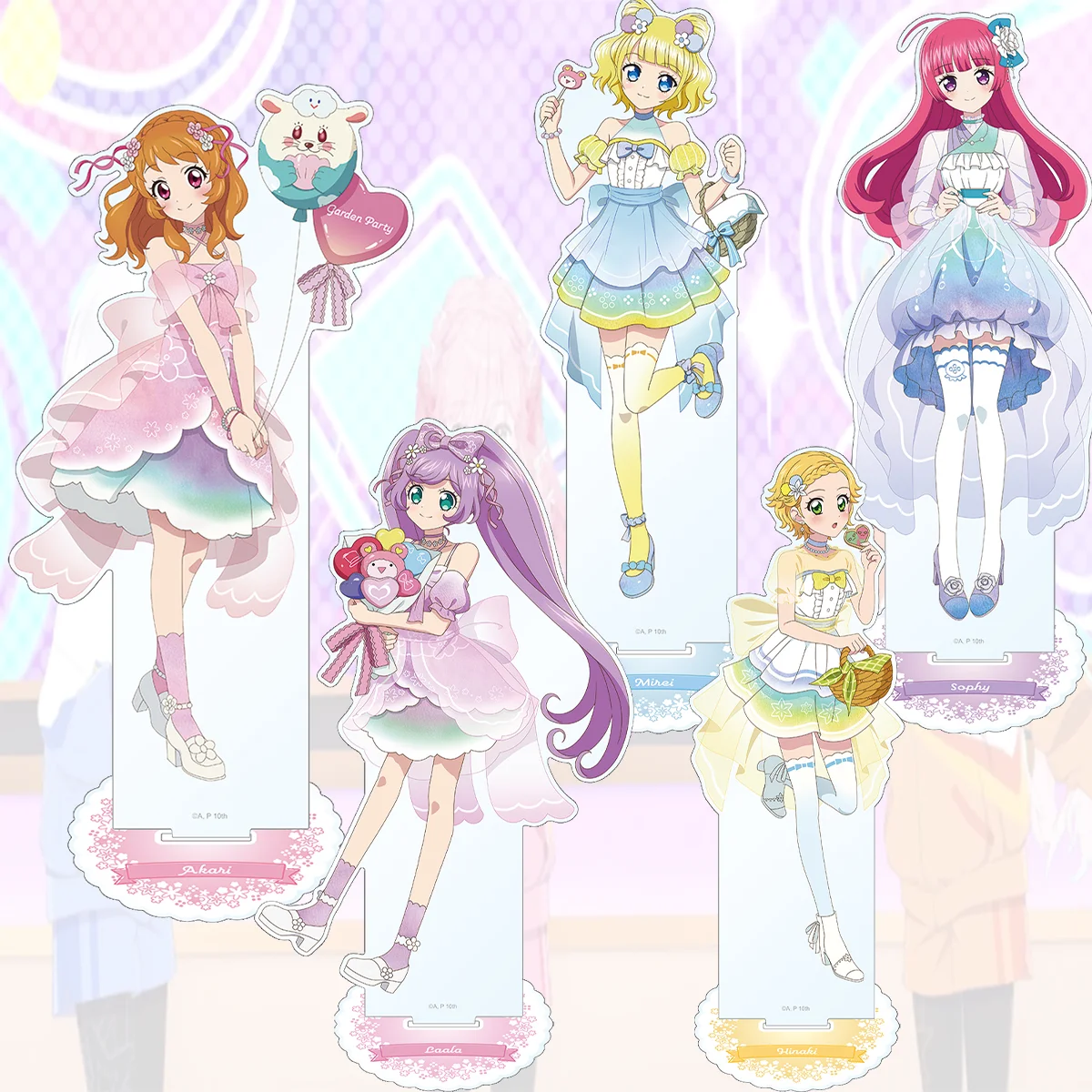 

Anime Aikatsu! Stars Ozora Akari 15cm Acrylic Stand 10th Anniversary Limited Edition Fan Merchandise Gift keychain