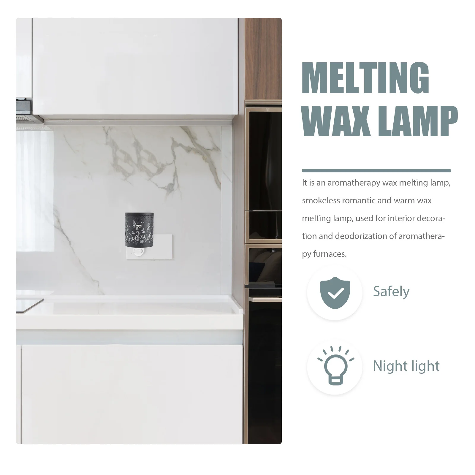 رائحة الشمع الناشر مصباح متعدد الوظائف ضوء الليل للمنزل سبا اليوغا غرفة ديكور العطر دفئا المكونات في الروائح الإضاءة