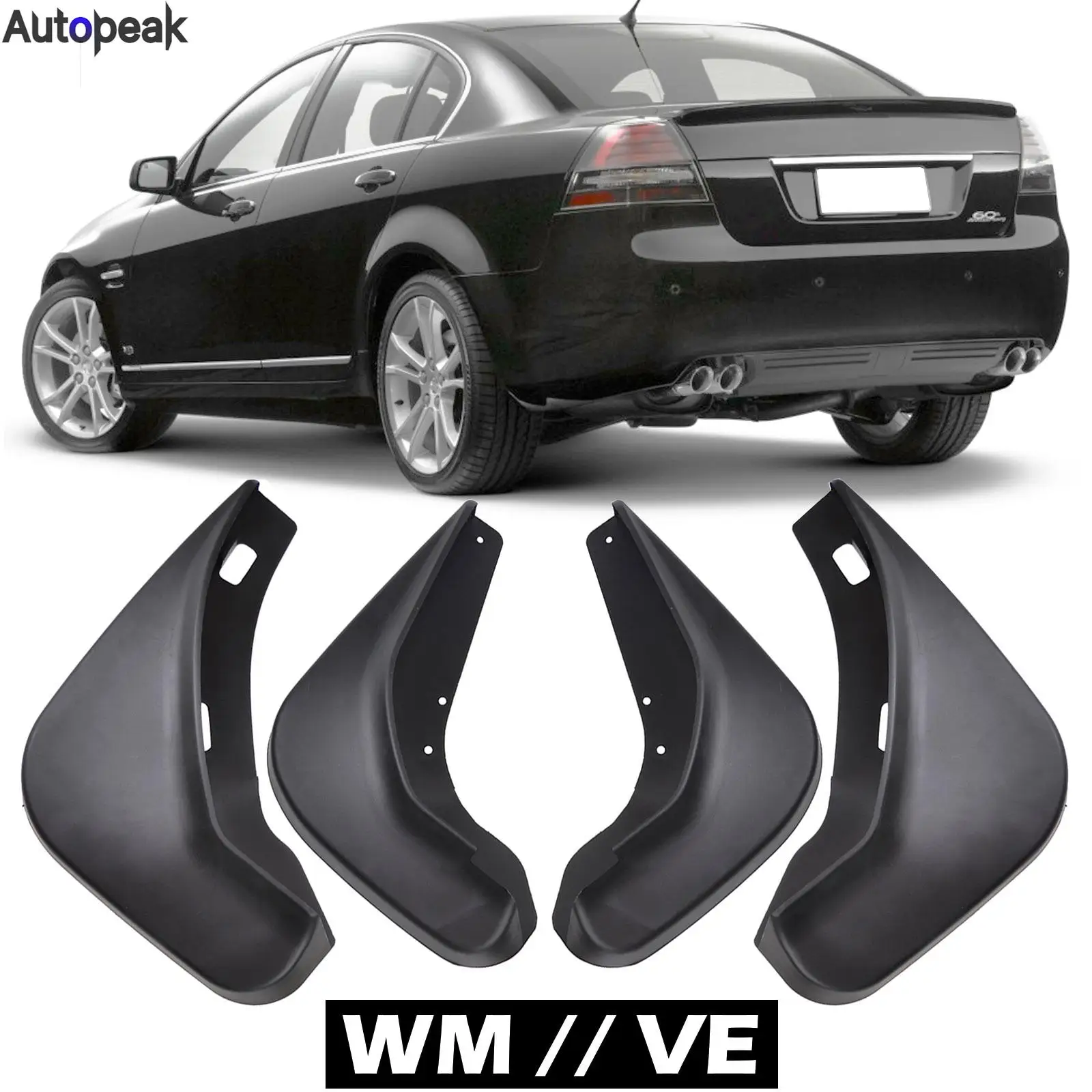 4x For Holden Caprice statesman WM Commodore VE Berlina Calais Ute Chevrolet Lumina Omega Daewoo Veritas Mud Flaps Splash Guards