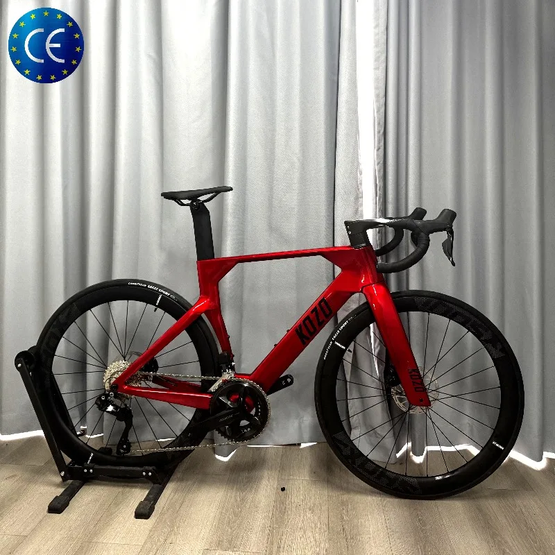 

Шоссейный велосипед R7170 Di2, 24 скорости, полностью карбоновый, с карбоновыми колесами, интегрированным рулем, дисковыми тормозами, кареткой T47, профессиональная гоночная модель