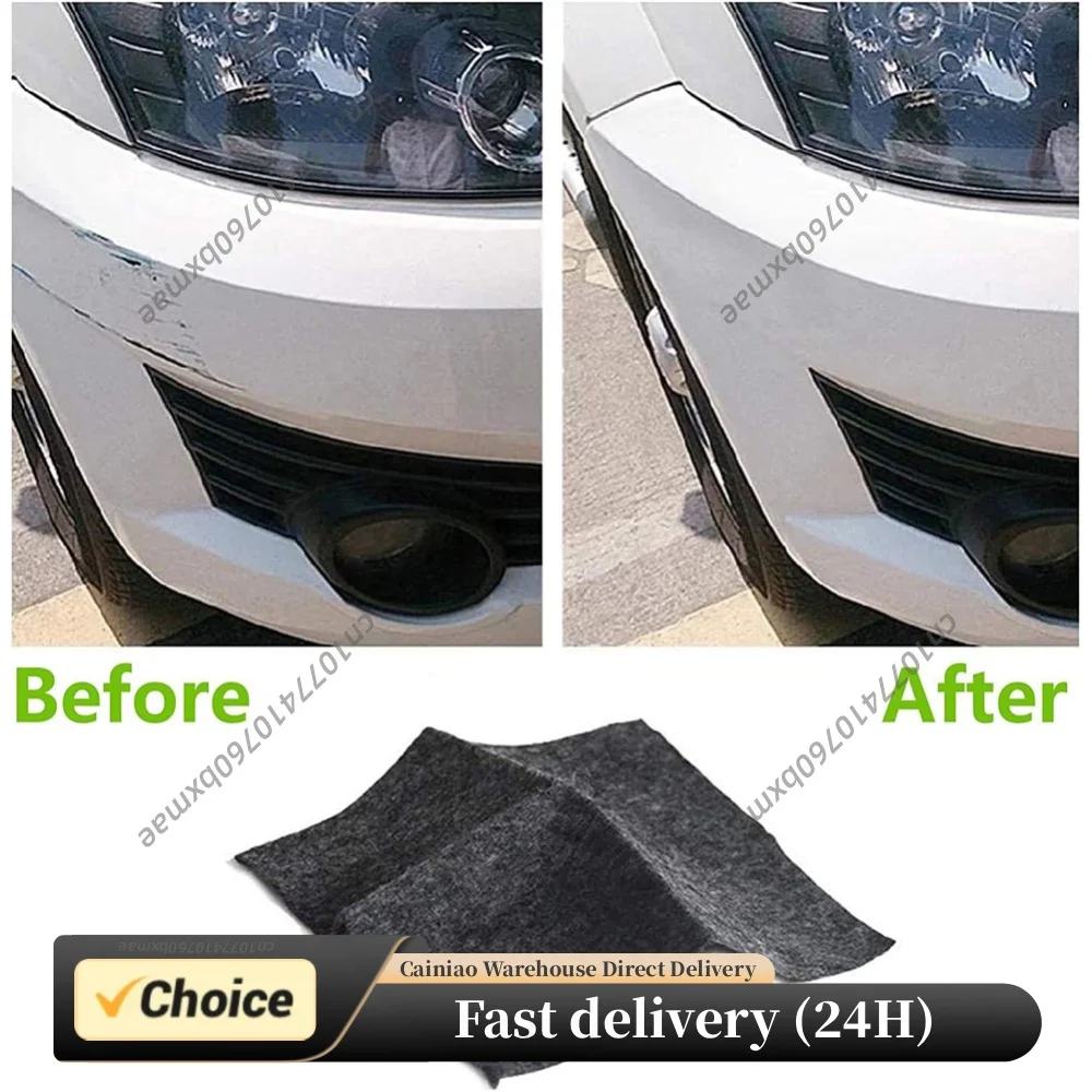 Nano Sparkle Cloth for Car Scratch Remover 20x10cm Nano Technology Repairing Cloth for Light Scratch Water Spot Polishing