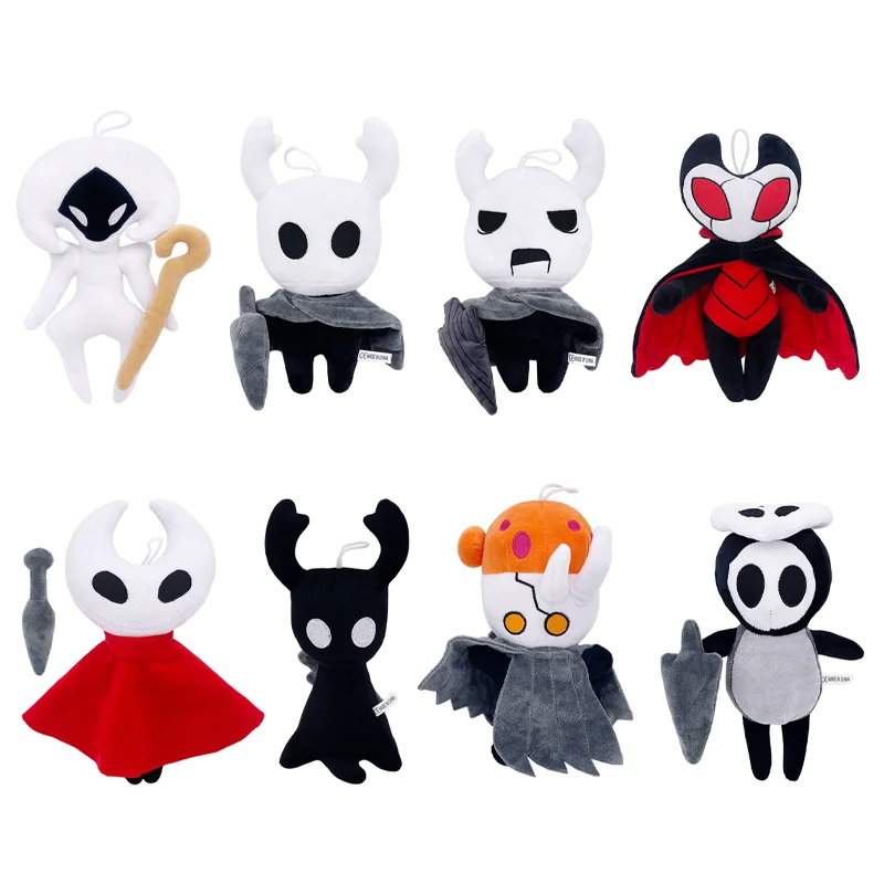 

Hot Hollow Knight Plush Toy Soft Stuffed Animal Cartoon Game Hollow Perfect Birthday Holiday Gift for Boys Collection Toys