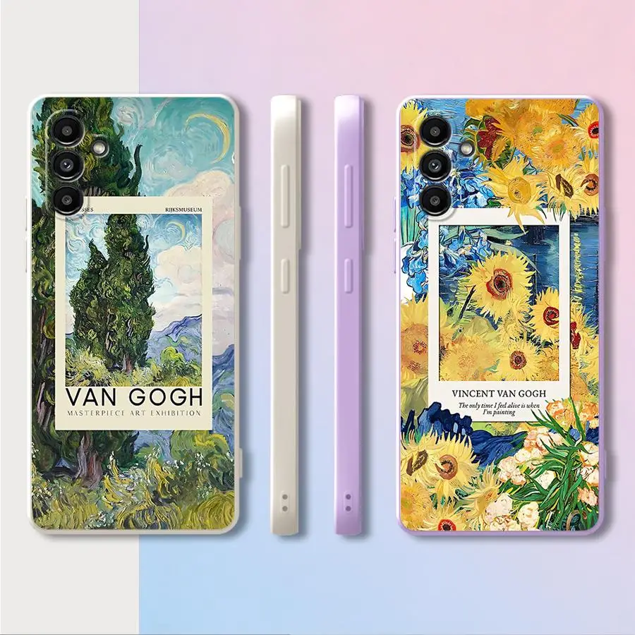 Phone Cover Case for Samsung Galaxy A36 A26 A13 A14 A22 A52 A11 A12 A35 A16 A24 A34 A51 A15 Art Van Gogh Oil Painting