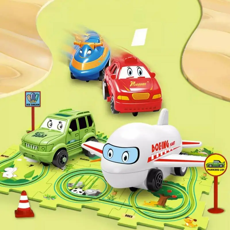 

Racetrack Cars For Kids DIY Creative Car Track Game Kids Montessori Educational Toys For Kid Girl Toddler Children Boy Girl