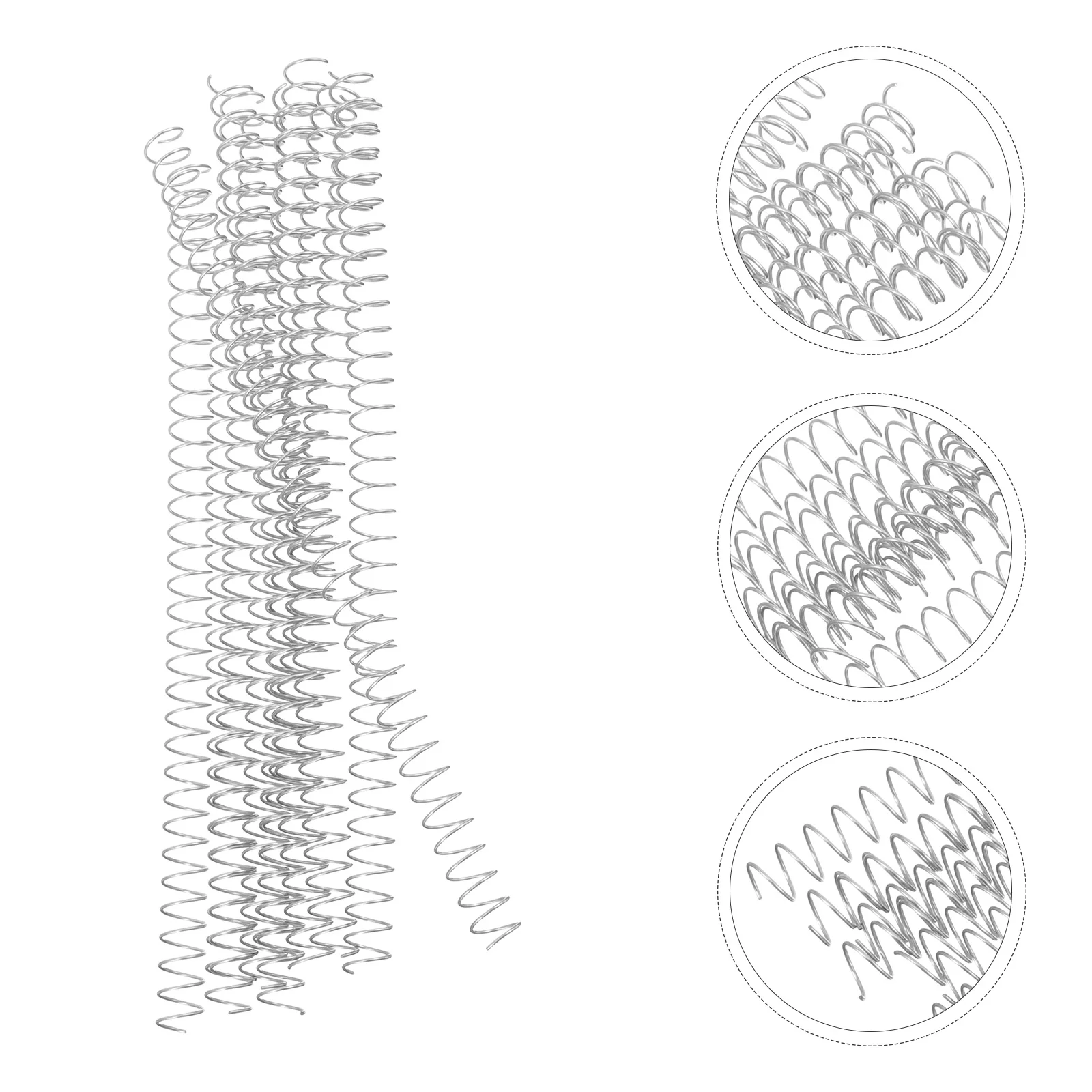 

10Pcs Metal Spiral Binder Coils Loose Leaf Notebook Rings Calendar Binding Rings for Books Notepad Metal Calendar Spirals Coils