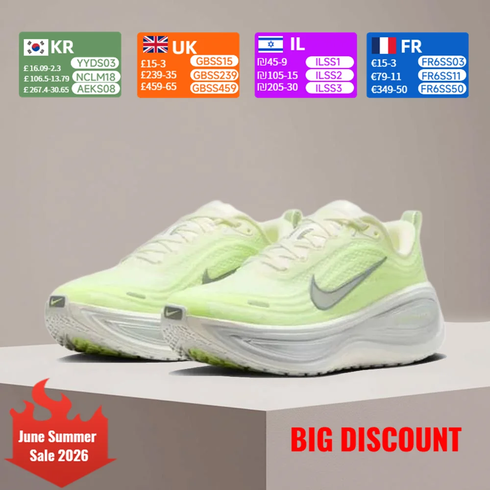 

Nike Vomero Plus Women's Blue and Pink Fashionable Cushioned Running Shoes: Stylish, Versatile, Non-Slip, and Durable HV8154-106