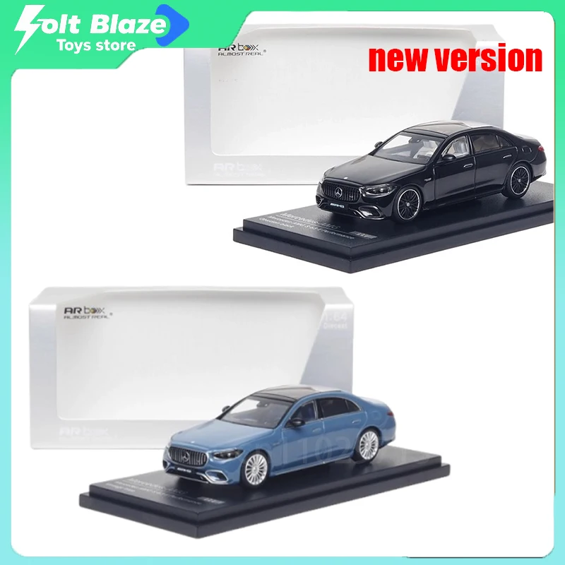 

Almost real 1/64 Mercedes-AMG S 63 E Performance AR box Alloy Car Model simulation static display cars model boy birthday gift