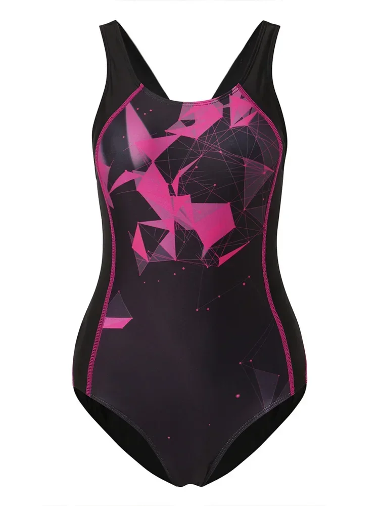 UETEEY 2025 nuevo traje de baño de verano de una pieza, traje de baño Sexy con movimiento degradado, traje de baño ajustado de una pieza para mujer, Bikini para vacaciones en la playa