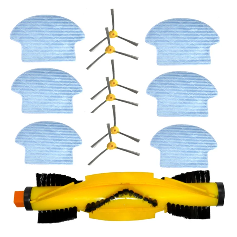 ل Devvis Liectroux DEVVE B6009 قطع غيار المكنسة الكهربائية الروبوتية فرشاة جانبية رئيسية ممسحة القماش # أ66 ك