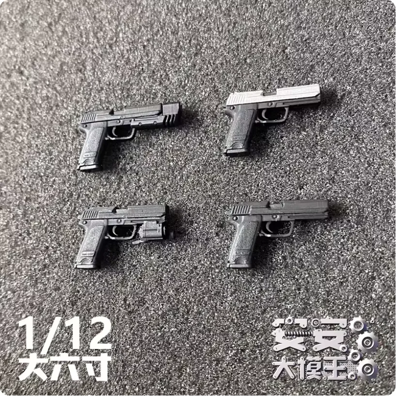

1/12 Soldier Toy HKUSP Tactical Edition Pistol Fit 6'' Action Figure Doll Body DIY Accessories Model In Stock