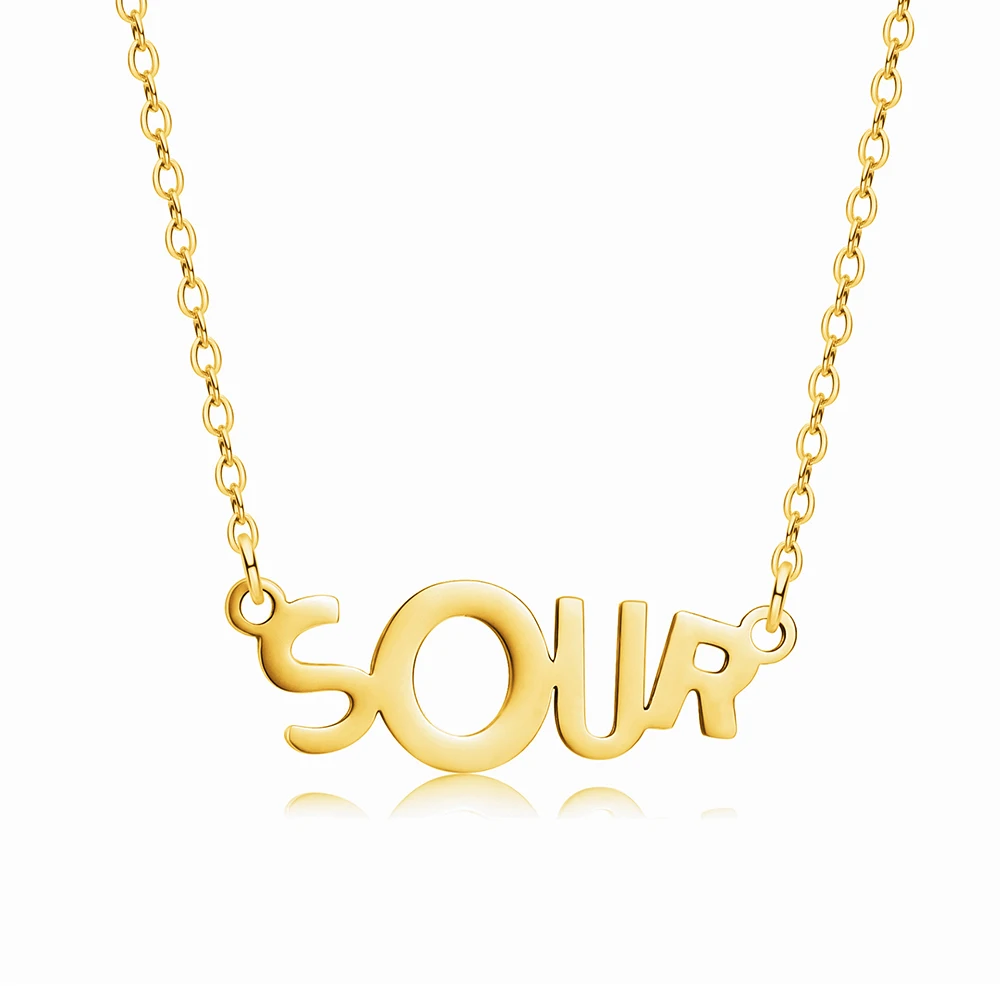 Olivia the Rodrigo Pendant Necklace Stainless Steel Sour Album  Popular Music lover Jewelry Gifts Collectibles for Women Girls