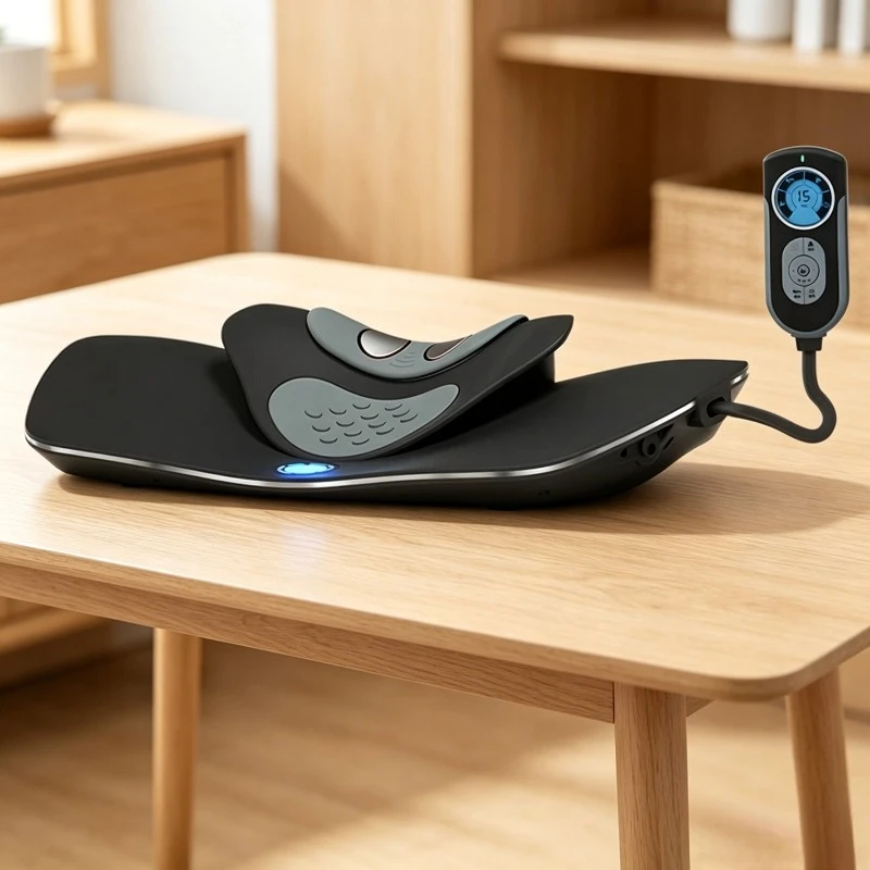 Home Neck Traction Device Low-Frequency Pulse Massager for Cervical Curvature Muscle Relaxation Pain Relief