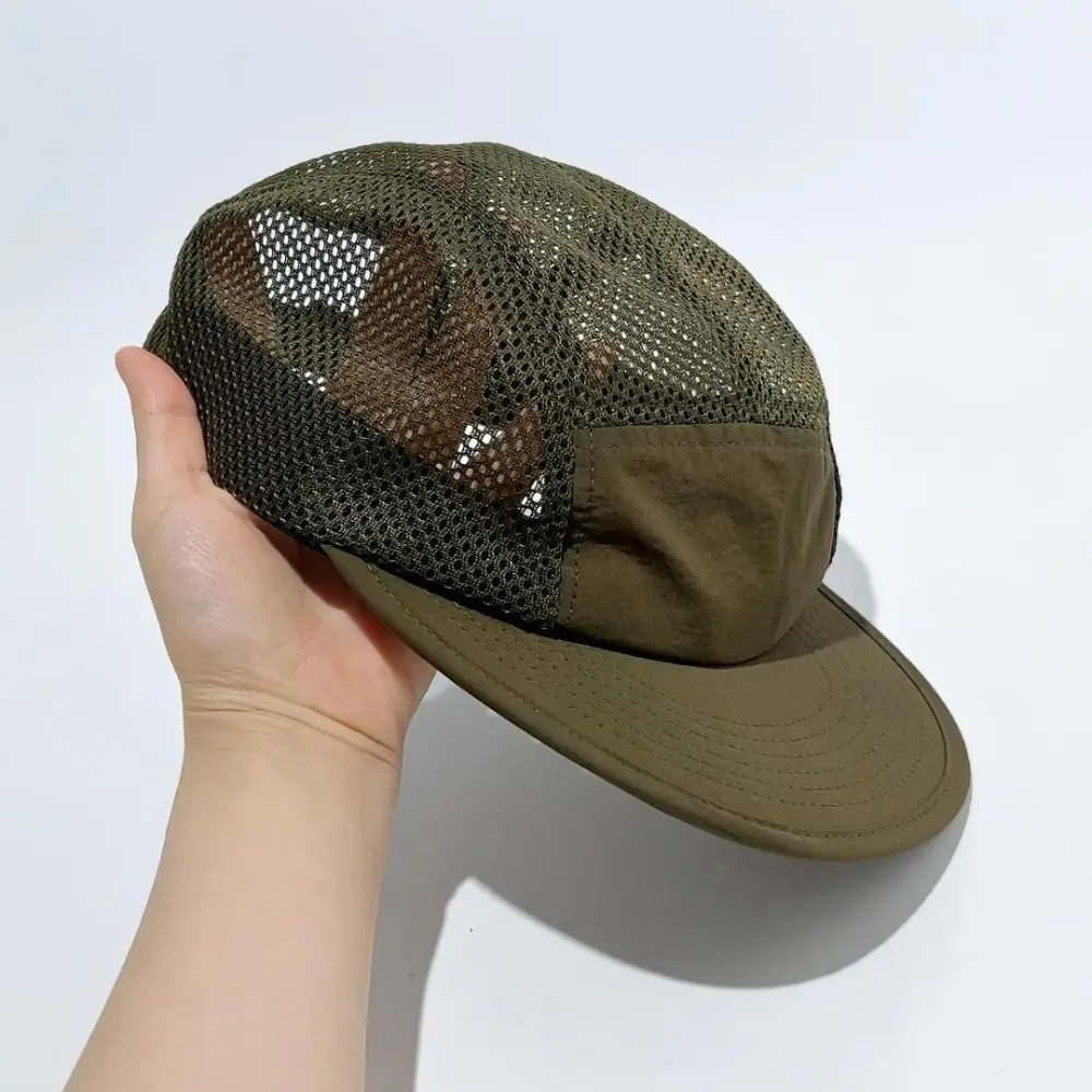 

Elegant Hollow Mesh Baseball Caps Quick Dry INS Men Fishing Caps Breathable Comfortable Sports Mesh Caps Spring/Summer