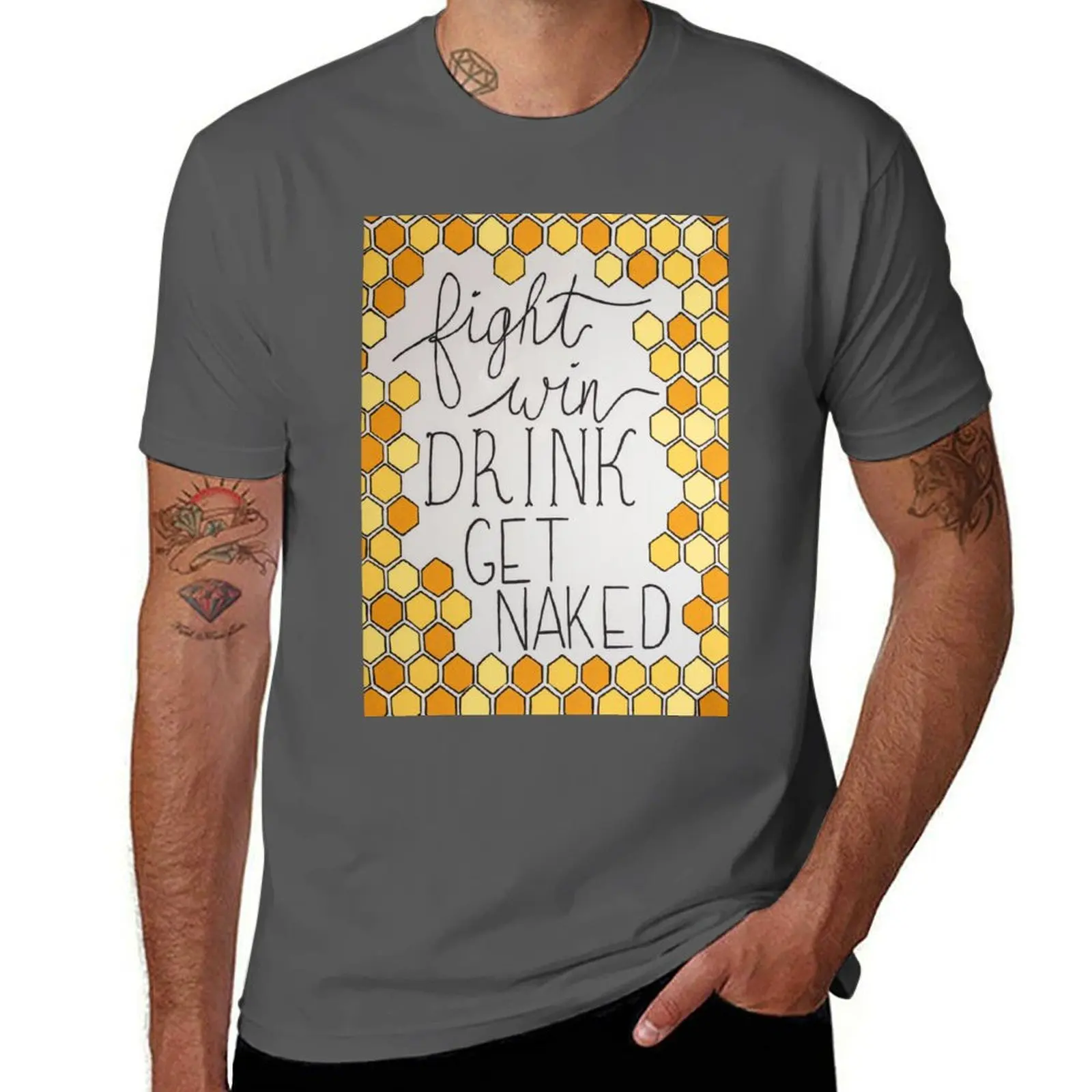 GaTech Fight Win Drink Get Naked T-Shirt man t shirts for men t shirt man casual t shirts for man