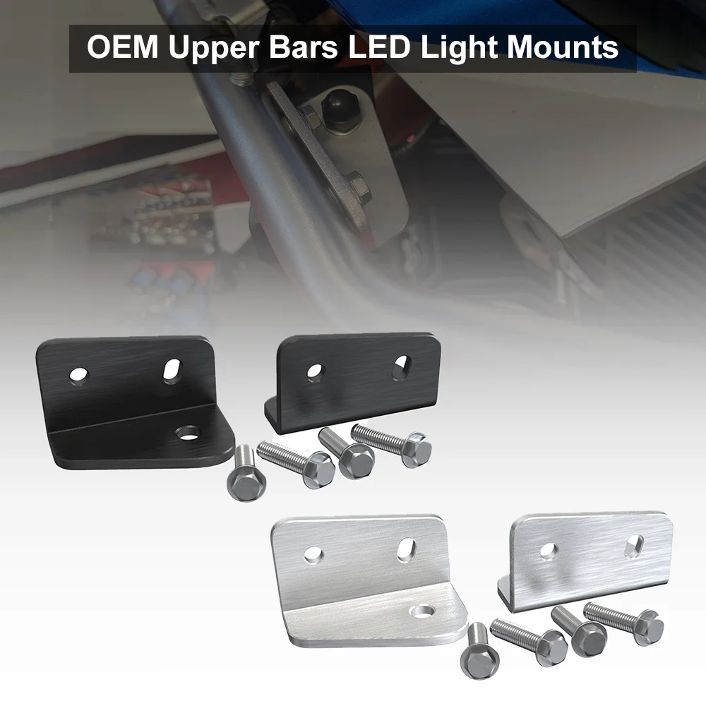 

OEM Upper Bars LED Light Mounts Led Light Bar Bracket Mount Kit Upper Curved Holder For HONDA CRF1100L Africa Twin 2020-2023