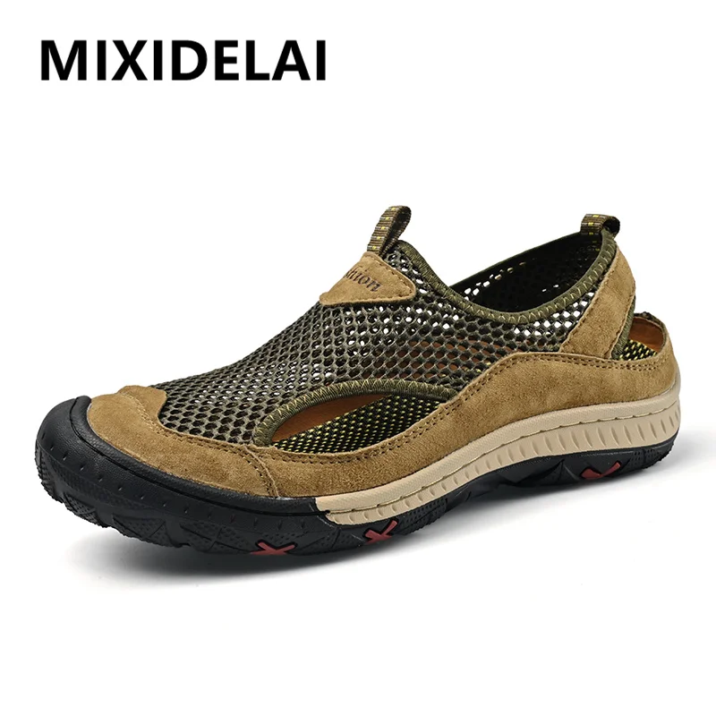 Men\'s Casual Shoes Lightweight Breathable Mesh Men Sneakers Rubber Sole Non-Slip Men\'s Summer Shoes Outdoor Fashion Men Shoes