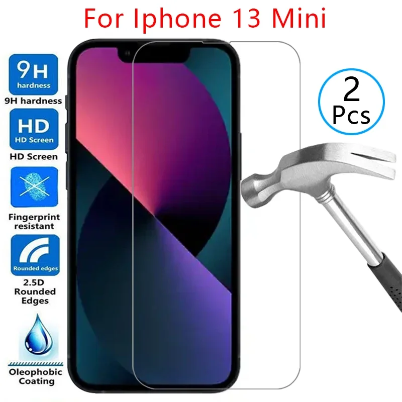 case for iphone 13 mini cover screen protector tempered glass on i phone 13mini min 5.4 protective coque iphon aphone aiphone 9h