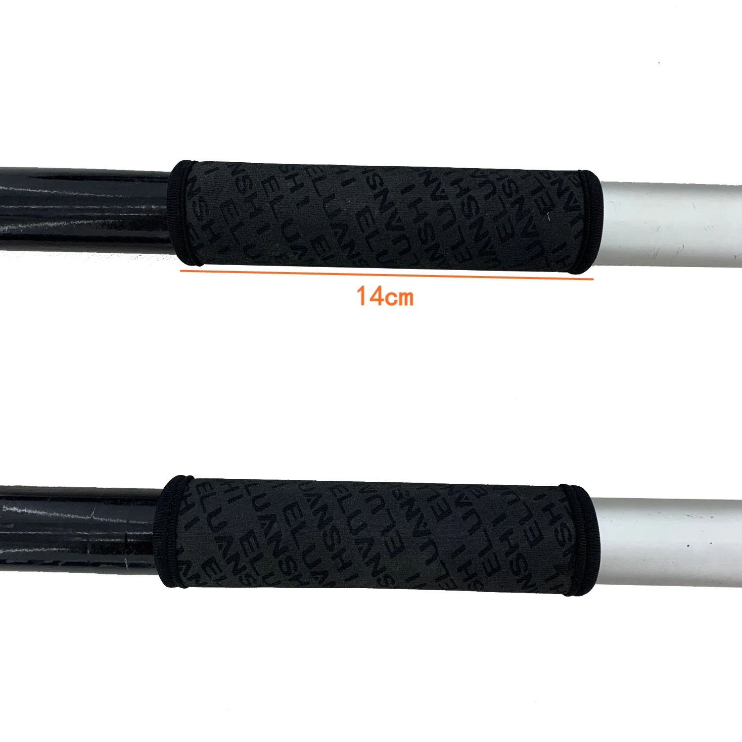 2 pcs Black Comfort Grips Paddle Creek Kayak Rowing Boats Bateau Inflatable Rubber Accessories Marine Water Sports Island